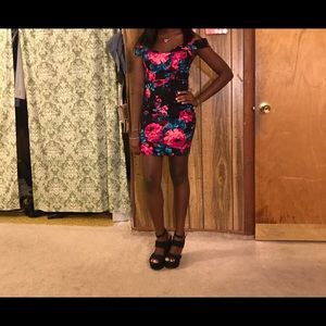 Charlotte Russe off shoulder bodycon dress